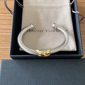 David Yurman Two-Tone Cable Cuff